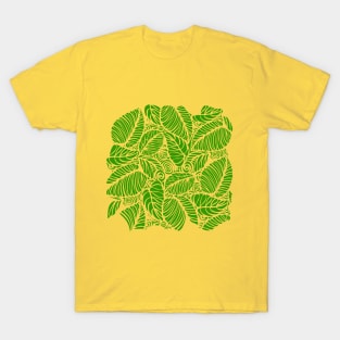 Summer Leaves Green T-Shirt